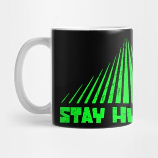 Graphic aurora stay humble Mug